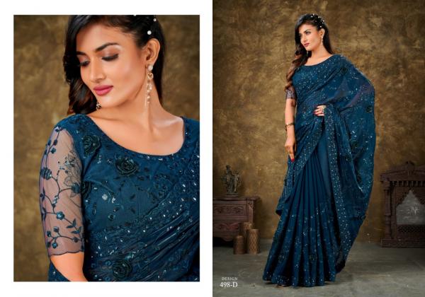 Zara 498 Fancy Designer Jimmy Silk Saree Collection